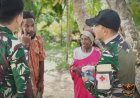 Satgas Yonif 403/WP: Pengobatan Keliling Sentuh Hati Warga Perbatasan Papua
